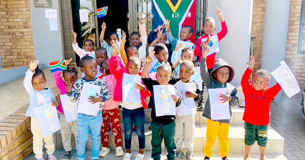 Teach them about Africa when they're young
