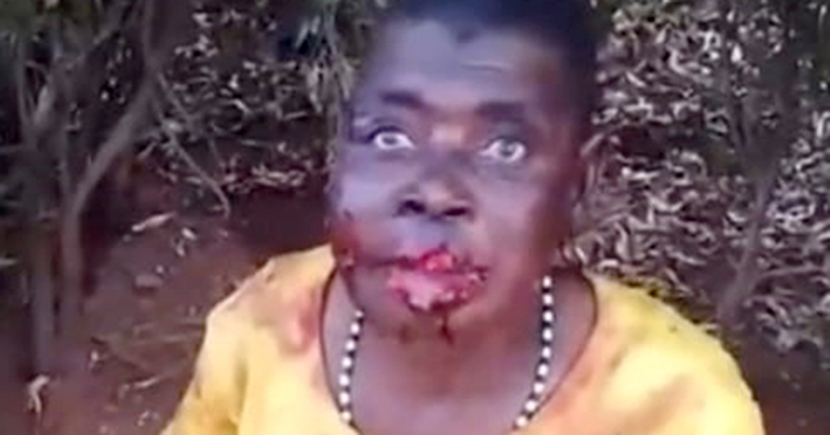 'Vampire' who attacks old lady killed by angry mob
