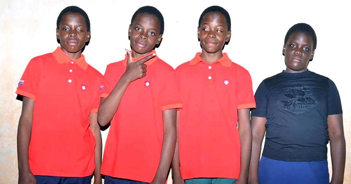 Khubvi quads are now in Grade 8, but face many challenges