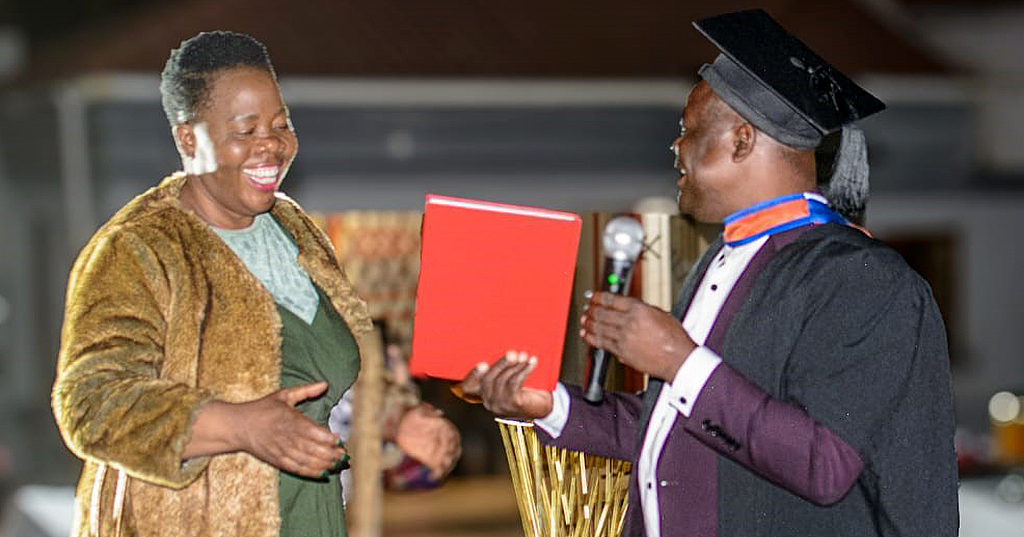 Moss Tseli hopes to change society with his research