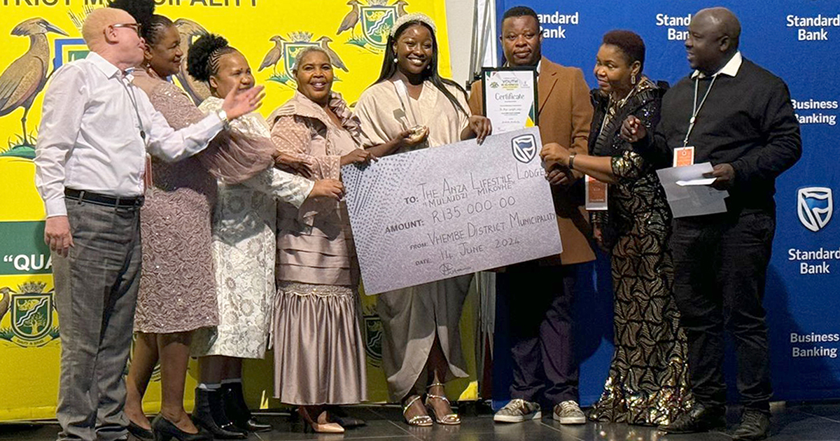 The Anza Lifestyle Lodge wins Vhembe Youth award