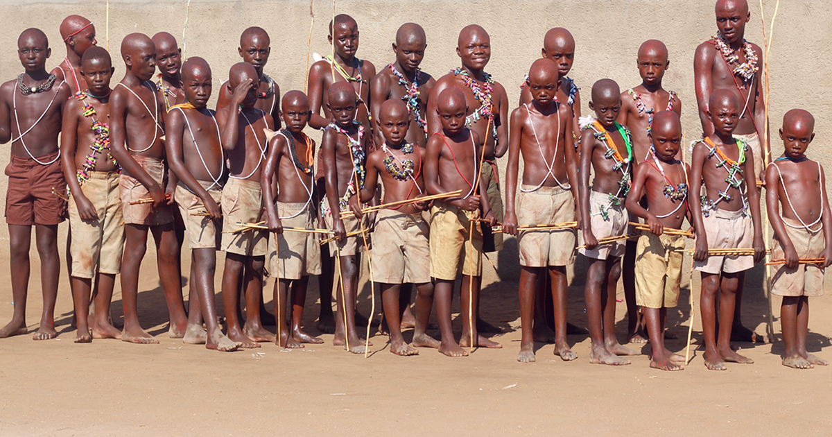 Boys return home safely from initiation school