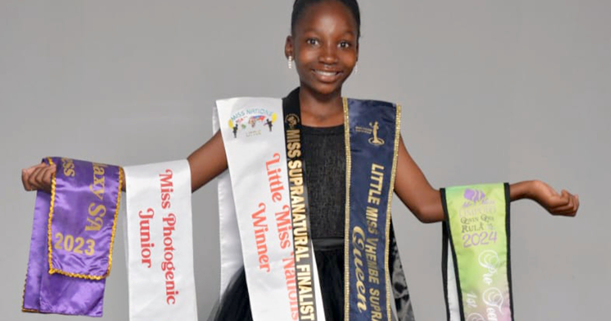 Tshikombani 's Lindai (11) takes the modelling world by storm