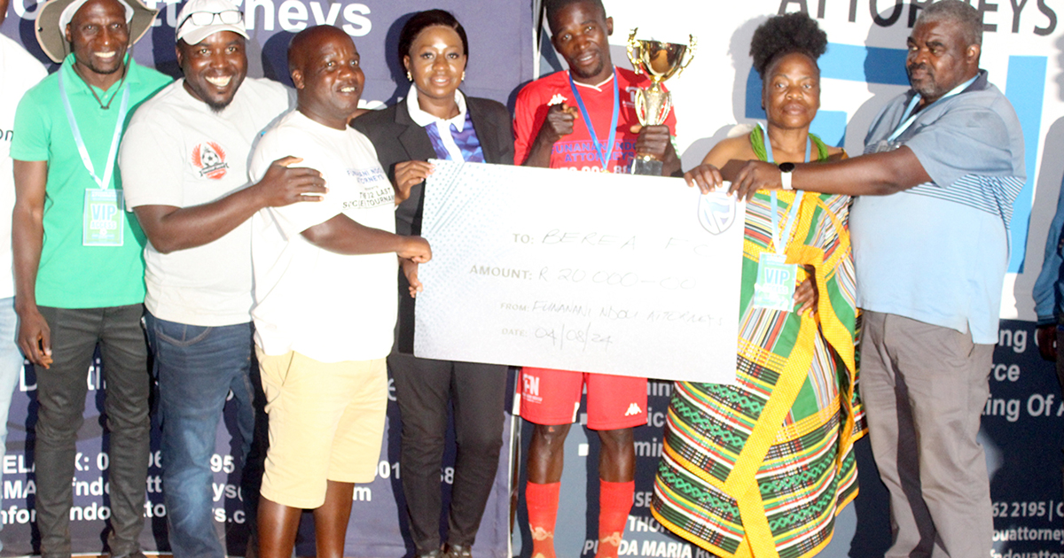 Berea FC are the Funanani champions