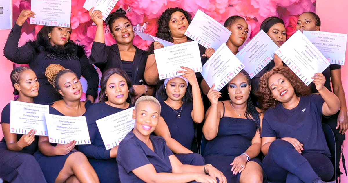 Leah now teaches more women to be entrepreneurs