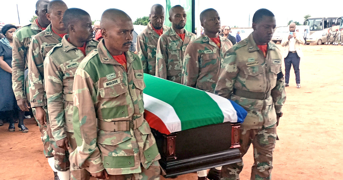 Local soldier who died in DRC laid to rest at Khubvi