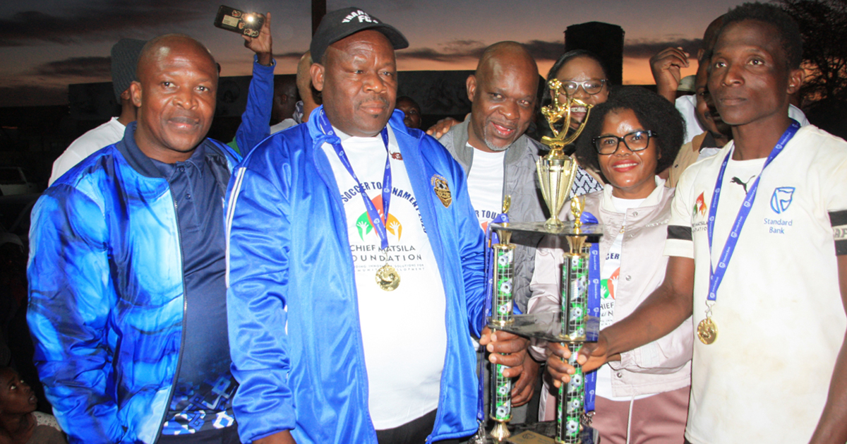 Chief Matsila pledges continued support for local soccer tournament