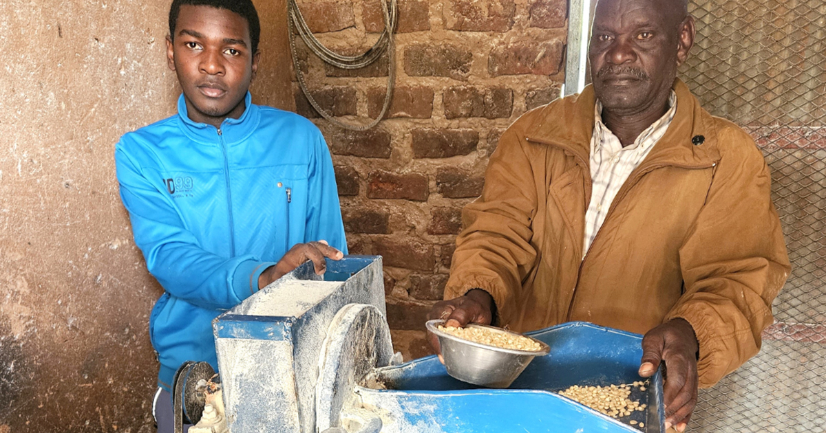 Self-taught engineer builds a grinding mill to secure income for his family