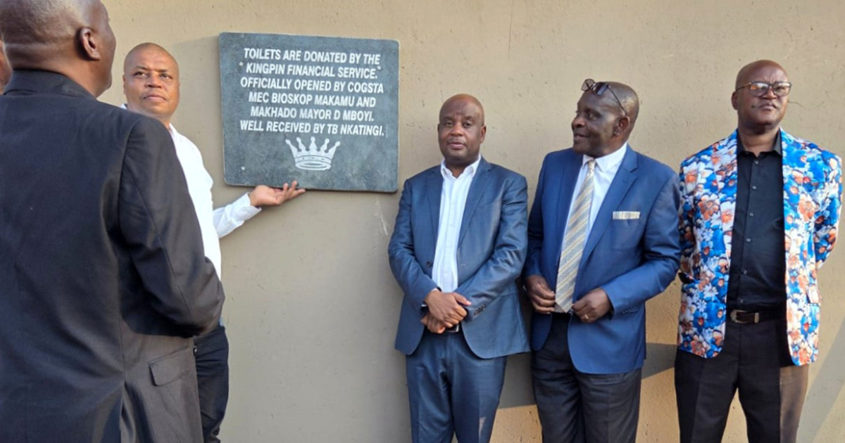 Elim High teachers finally get own proper toilets