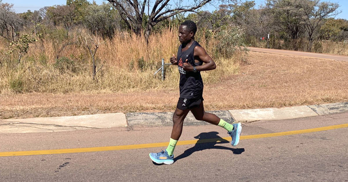 Mathobo hopes to complete 1,080 km run in only 18 days