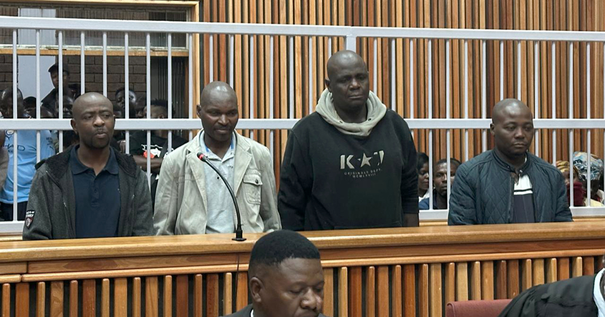 Four appear in court for murder of mother and child; keeping skulls