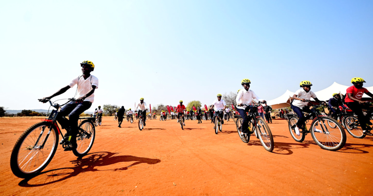 Rural learners get new bicycles to ride into a much brighter future