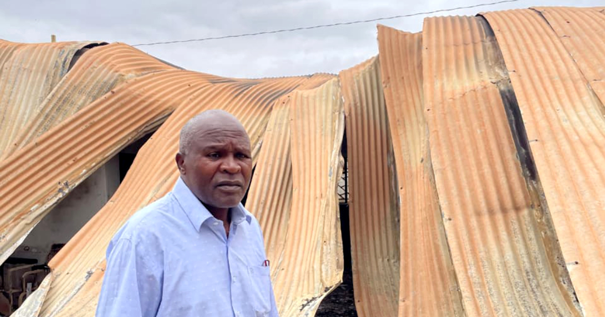Eden Baptist Church burnt down in suspected arson attack