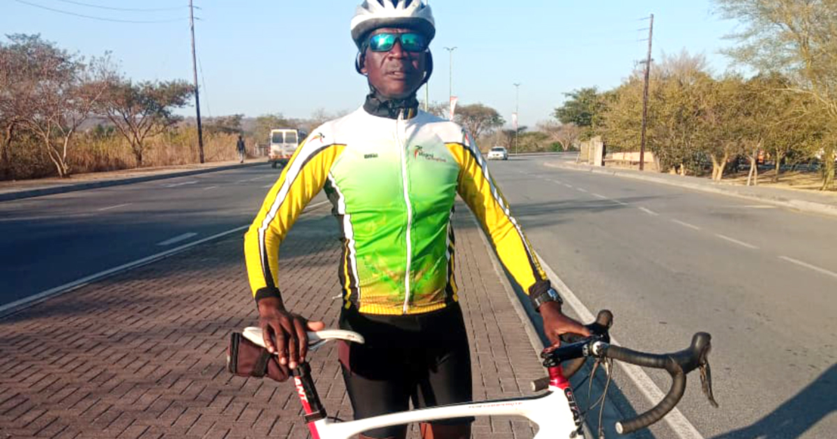 Timothy Ramadwa pedals 4,500 km to raise awareness for drug abuse