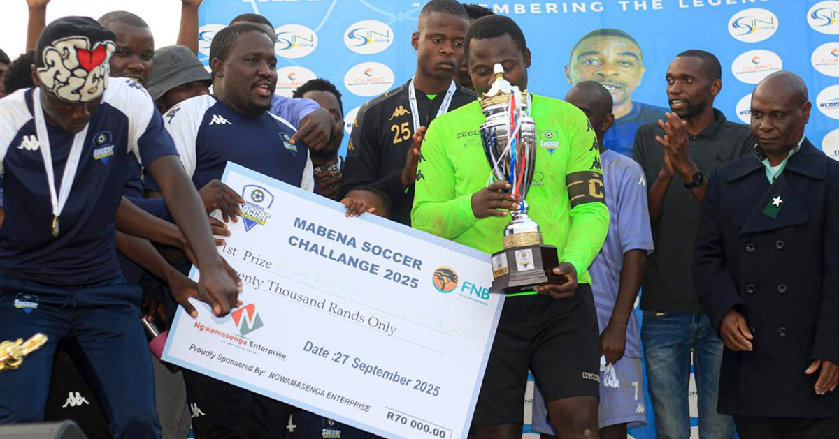 Mashamba Academy win R70,000 in Mabena Soccer Tournament