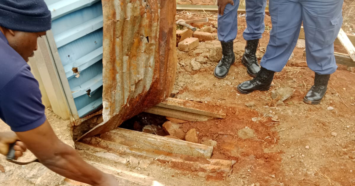 Five-day-old baby thrown into pit toilet, but survives