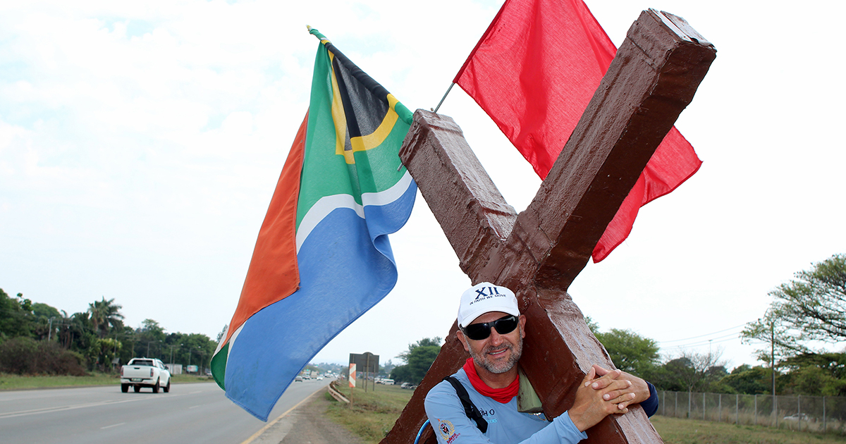 Reini on crusade of faith from Cape Town to Jerusalem
