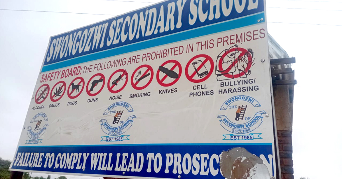 Learner attacks principal with knife at Swongozwi Secondary School
