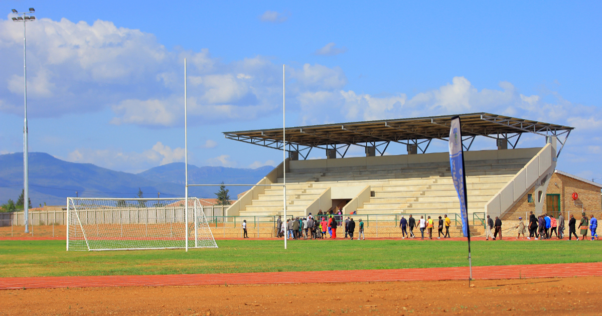 A new R36,9m stadium - but don’t play on the grass