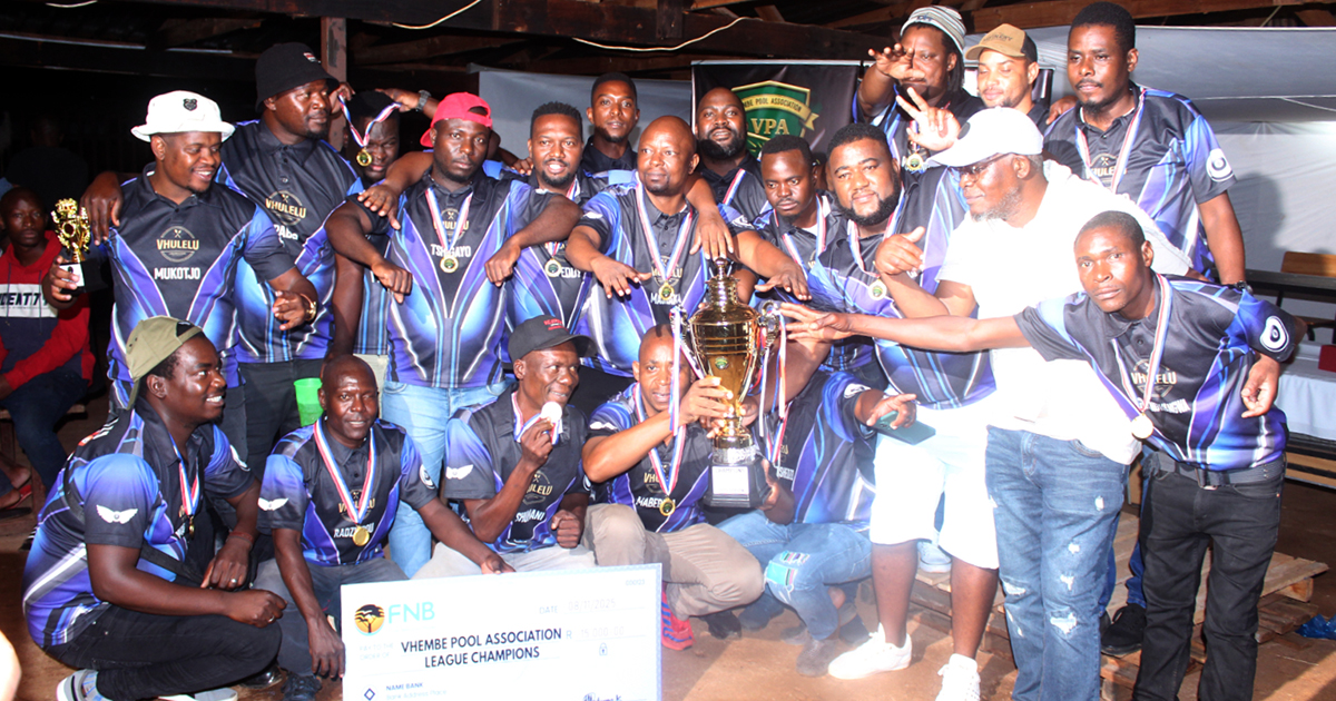 Vhulelu Pool Club the champions of VPA league