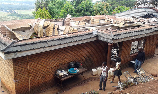 House of Chief Mashau destroyed in fire