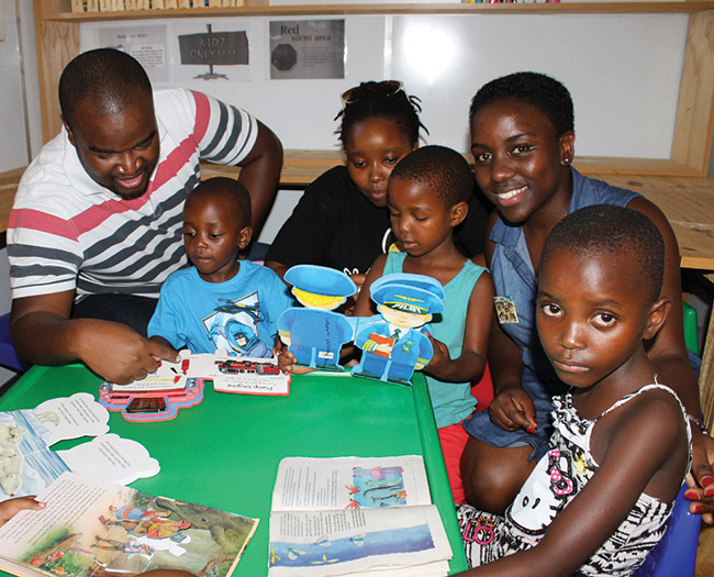 Children celebrate national library week