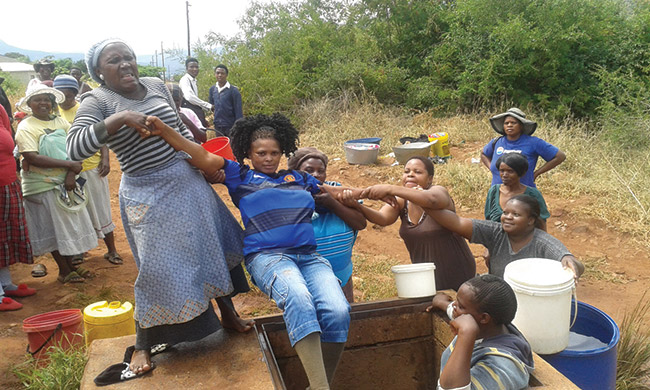 Dopeni Phelandavha’s residents rely on polluted water