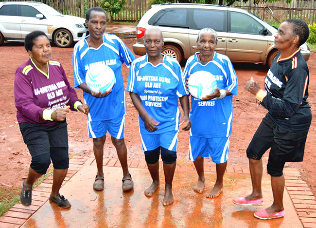 Sports equipment for Hamutsha’s elders