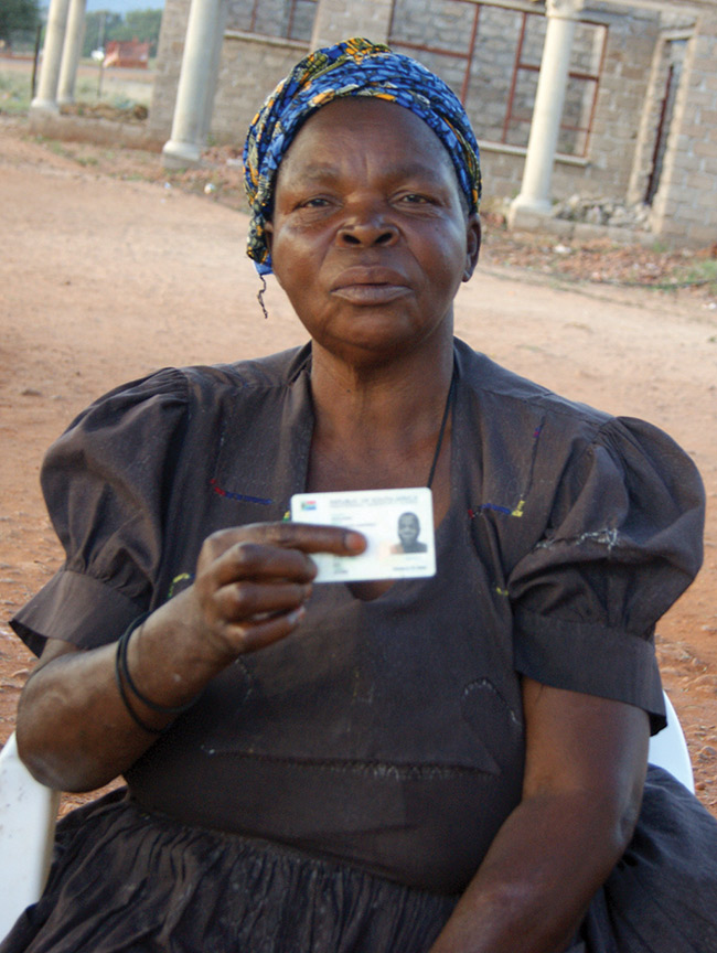 Finally Ms Mahlangu gets her new ID card