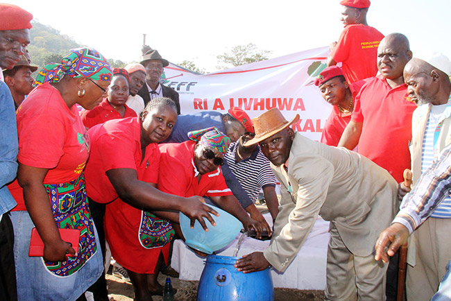 Drinking water at last for Vu community