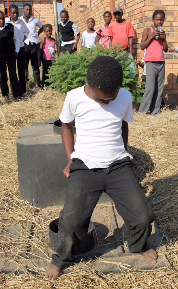 “Dangerous” toilets at Bungeni school