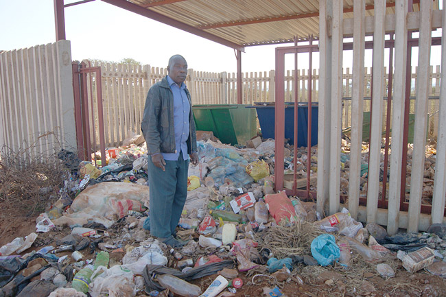 Huge concern about uncollected refuse