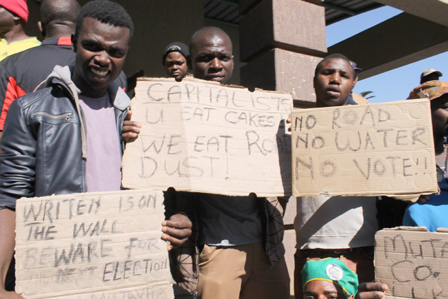 “We want proper roads in Tshitale and Vleifontein”