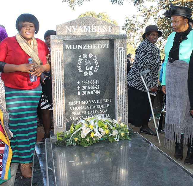 Gogo Nyambeni laid to rest
