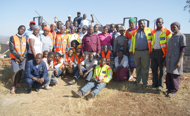 SAPS cluster builds house for abused kids