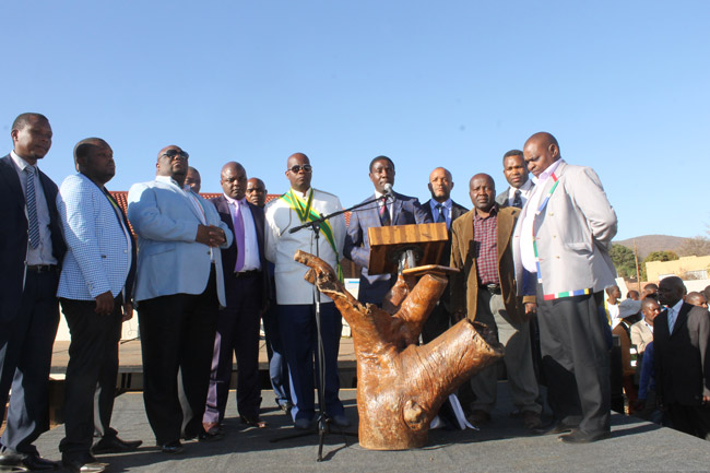King Mphephu celebrates his birthday.