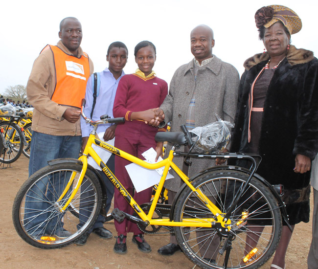 World Vision donates bicycles to schools