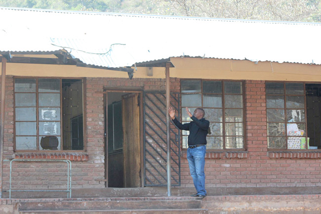 School’s roof in state of near collapse