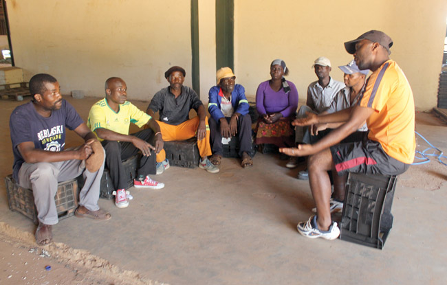 Farm workers on strike over payment