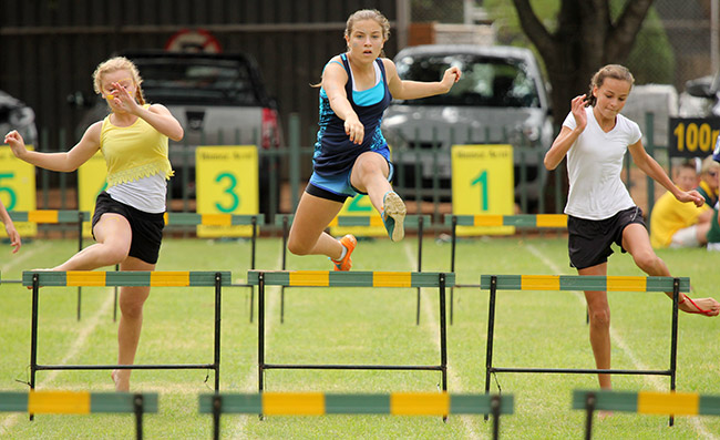 Interhouse sport at Louis Trichardt primary school