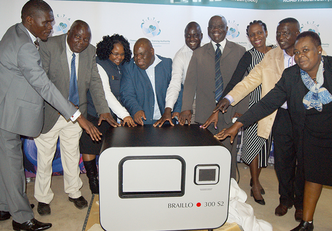 Expensive braille machine for Rivoni School