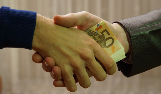 There's still some money left for bribes