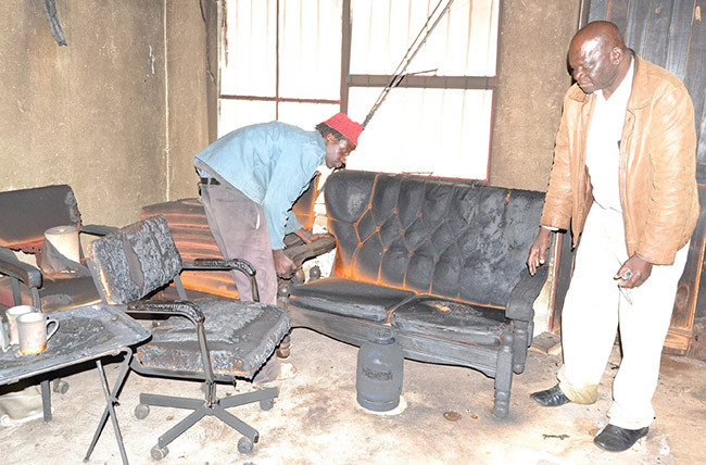 Arson attack damages Chief’s house