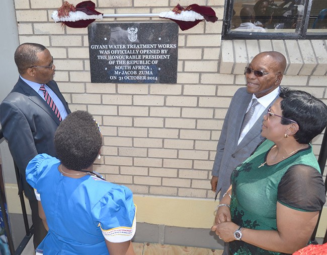 Pres Zuma urges residents to preserve water