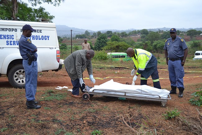 Bloodied body found