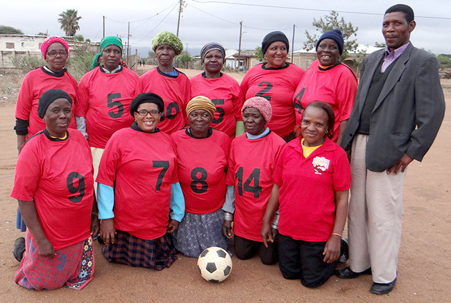 Soccer kit for Madombidzha’s grannies