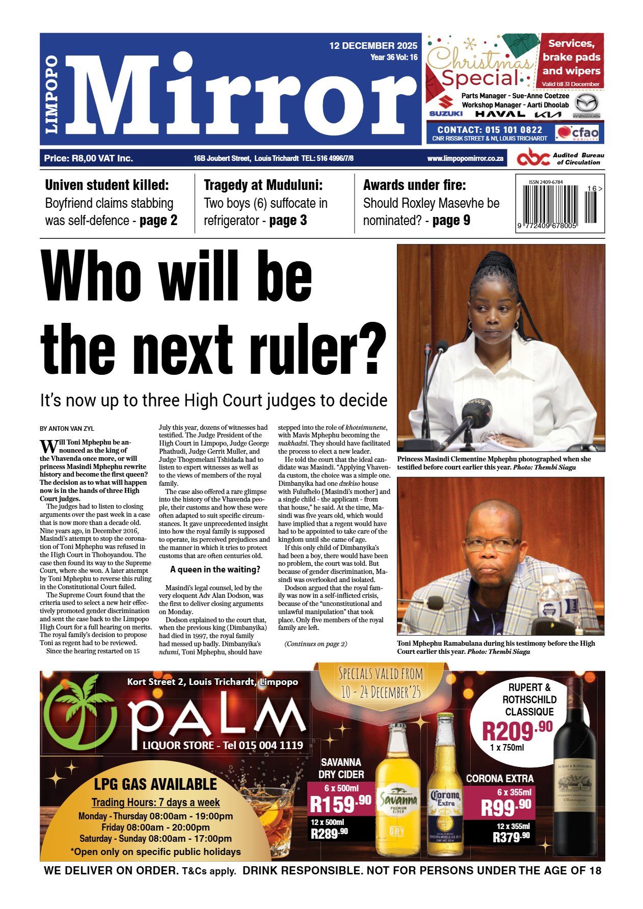 Limpopo Mirror 12 Dec 2025