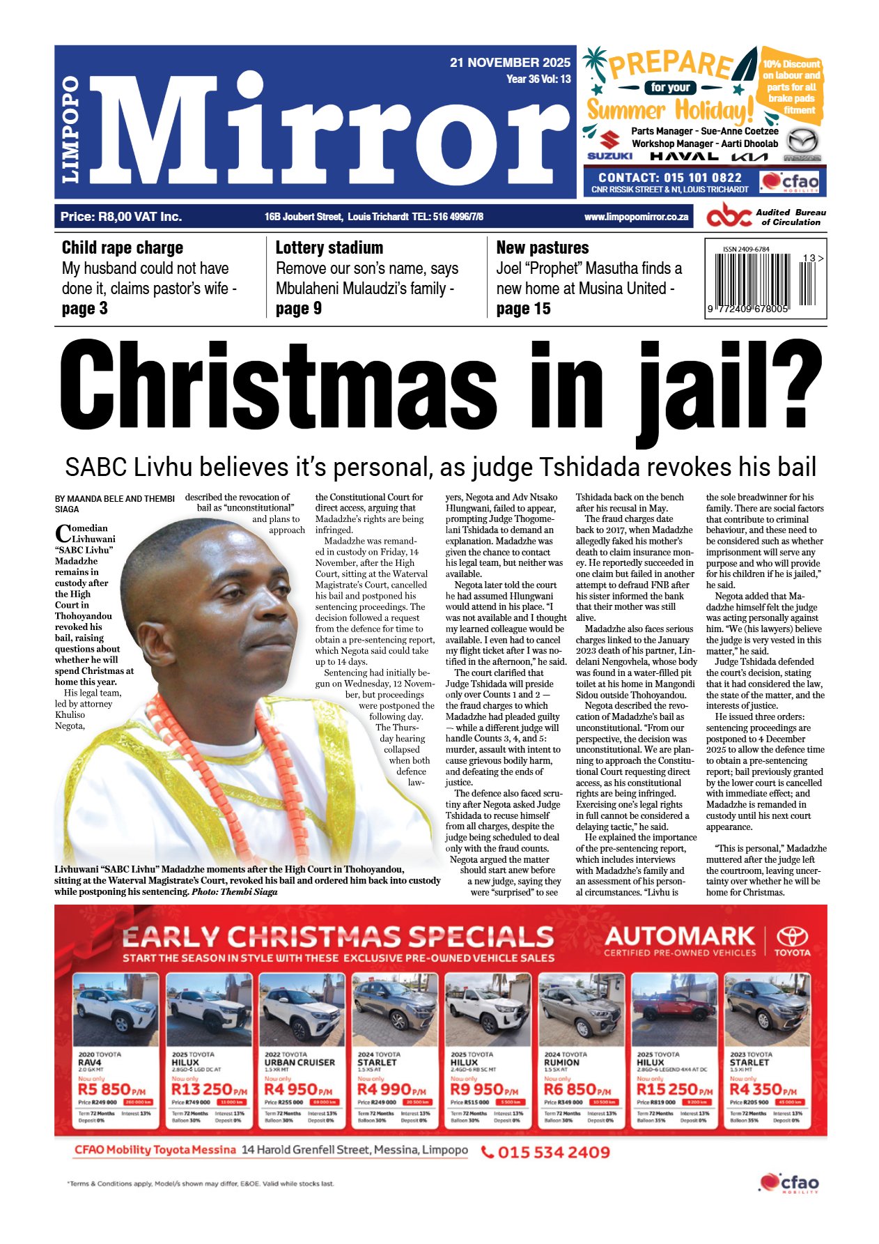 Limpopo Mirror 21 Nov 2025