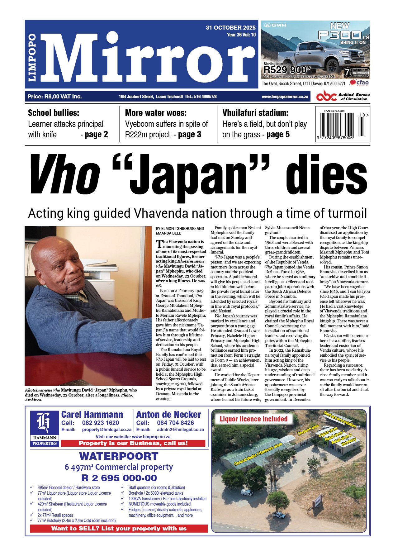 Limpopo Mirror 31 Oct 2025