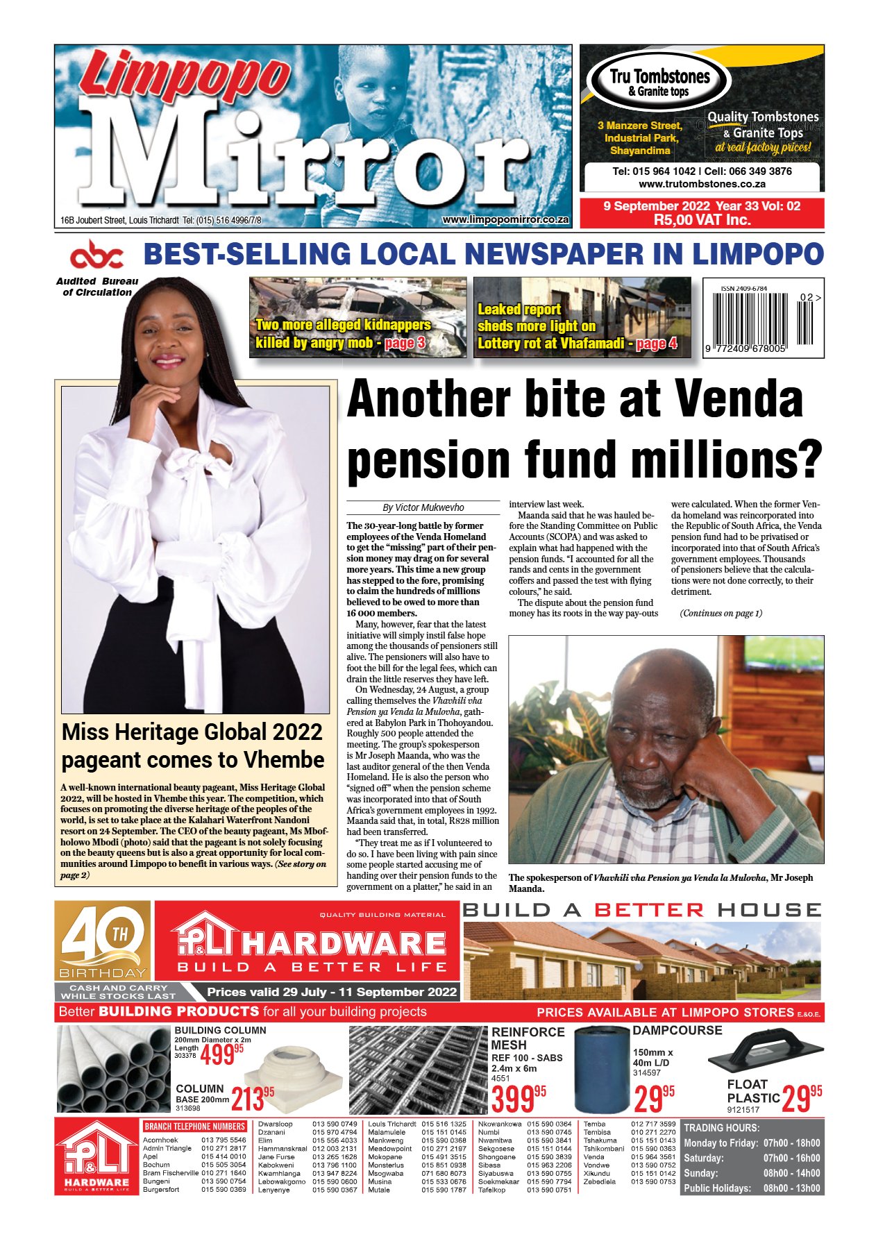 Limpopo Mirror 9 Sept 2022